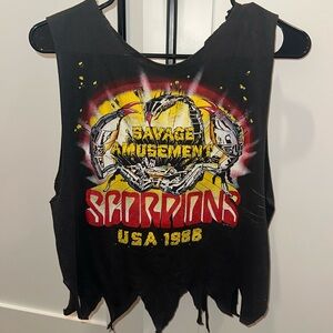 True Vintage Scorpions Band Tee. Size XS/S.